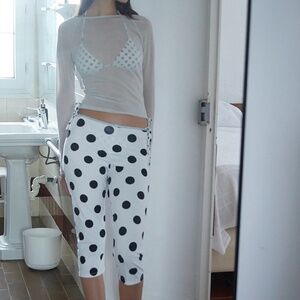 Paloma Wool Capri Polka Dot Leggings Aneu Small